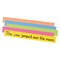 Sentence Strips, Assorted 5 Colors, 1-1/2" Ruled 3" x 24", 100 Strips Per Pack, 2 Packs